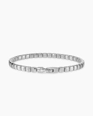 Spiritual Beads Tile Bracelet in 18K White Gold, 4.7mm