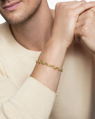 DY Madison® Chain Bracelet in 18K Yellow Gold, 6mm