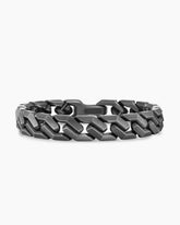 Curb Chain Angular Link Bracelet in Titanium, 11.5mm