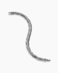 Chevron Link Bracelet in Sterling Silver, 7.6mm