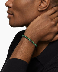 Armory® Link Bracelet in Black Titanium with Tsavorites, 7.5mm