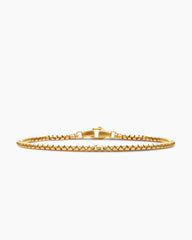 Box Chain Bracelet in 18K Yellow Gold, 2.7mm
