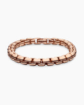 Box Chain Bracelet in 18K Rose Gold, 7.3mm