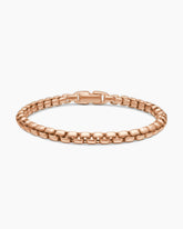 Box Chain Bracelet in 18K Rose Gold, 5mm