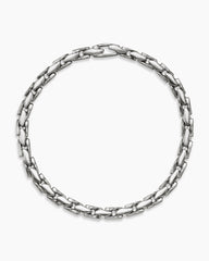Fluted Chain Bracelet in Sterling Silver, 5mm