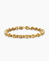 Faceted Chain Bracelet in 18K Yellow Gold, 7mm