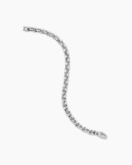 Faceted Chain Bracelet in Sterling Silver, 7mm