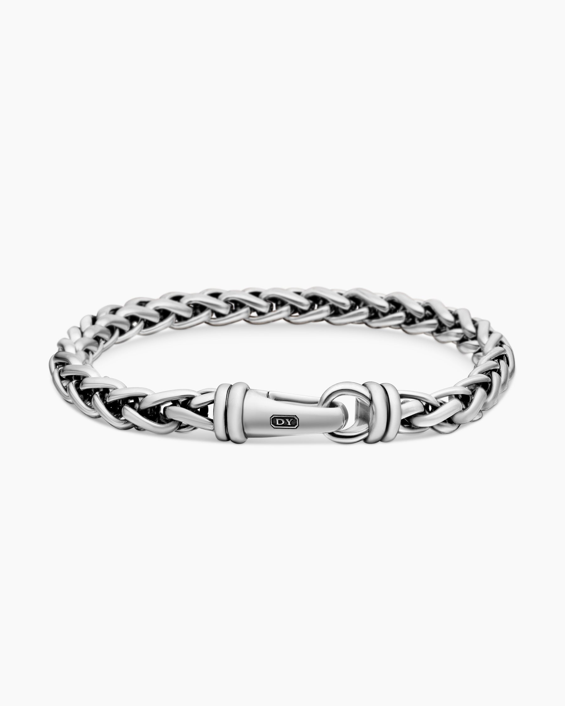 Wheat Chain Bracelet in Sterling Silver, 6mm
