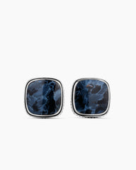 Streamline® Inlay Cufflinks in Sterling Silver with Pietersite, 18mm