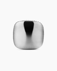 Streamline® Cushion Cufflinks in Sterling Silver, 17mm