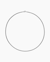 Box Chain Necklace in Sterling Silver, 2.7mm