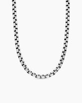 Box Chain Necklace in Sterling Silver, 7.3mm