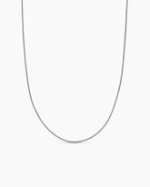 Box Chain Necklace in 18K White Gold, 1.7mm