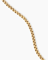 Box Chain Necklace in 18K Yellow Gold, 2.7mm