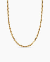 Box Chain Necklace in 18K Yellow Gold, 3.6mm