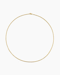 Box Chain Necklace in 18K Yellow Gold, 1.7mm