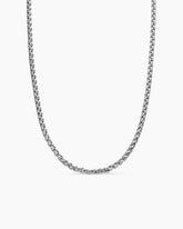 Wheat Chain Necklace in Sterling Silver, 4mm
