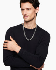 Streamline® Link Necklace in Sterling Silver, 9.5mm