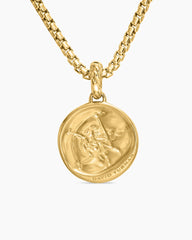 Sagittarius Amulet in 18K Yellow Gold with Diamonds, 19mm