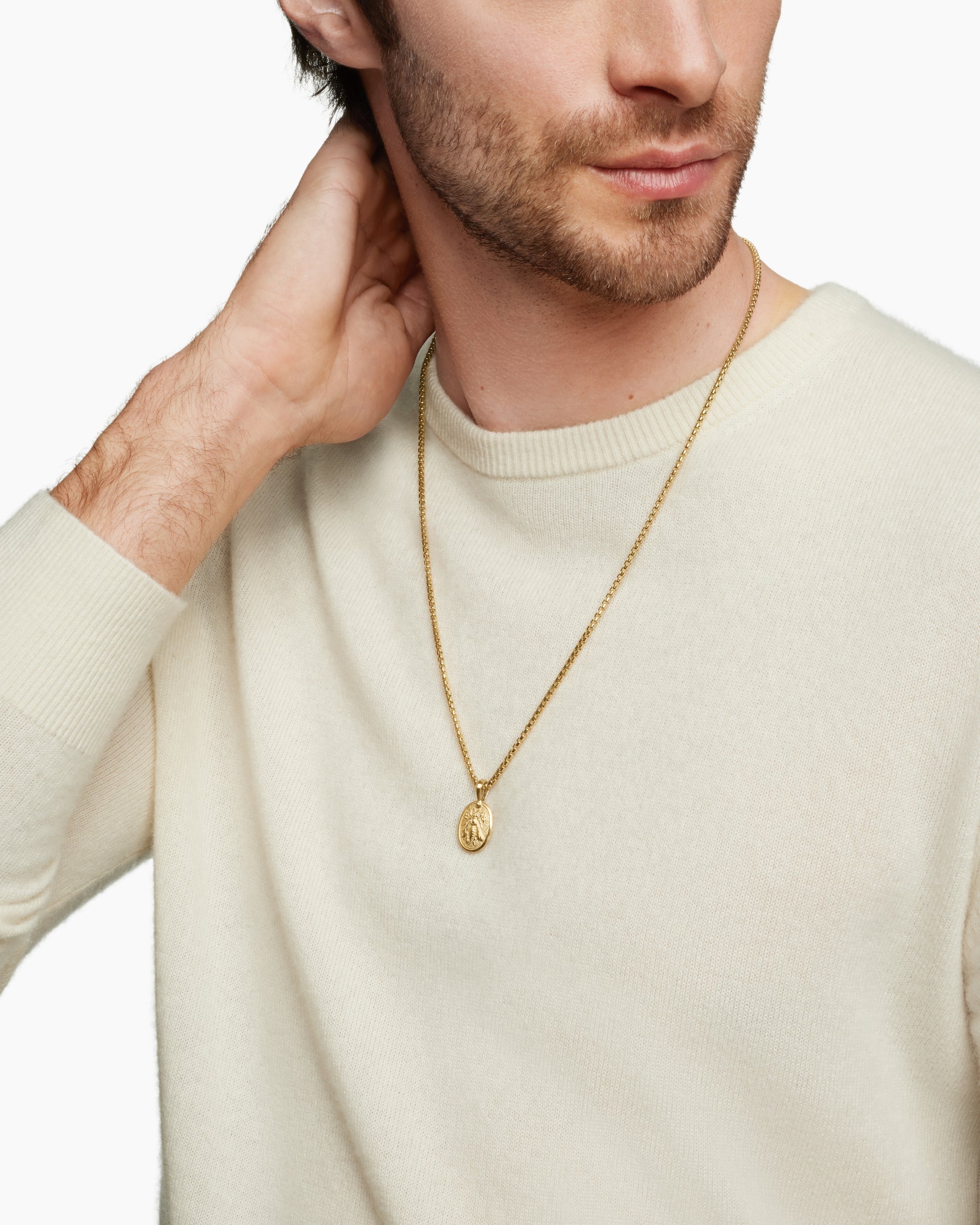 Petrvs® Bee Amulet in 18K Yellow Gold, 17.8mm