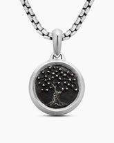 Tree of Life Amulet in Sterling Silver with Bronze, 22.8mm