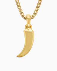 Petrvs® Claw Amulet in 18K Yellow Gold with Emeralds, 20mm