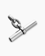 Lexington E/W Barrel Pendant  in Sterling Silver, 36mm