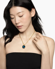 Marbella Pendant in 18K Yellow Gold with Hampton Blue Topaz, 22mm