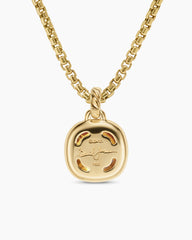 Albion® Pendant in 18K Yellow Gold with Citrine and Diamonds, 11mm