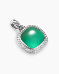 Albion® Pendant in Sterling Silver with Lagoon Orchid and Diamonds, 11mm