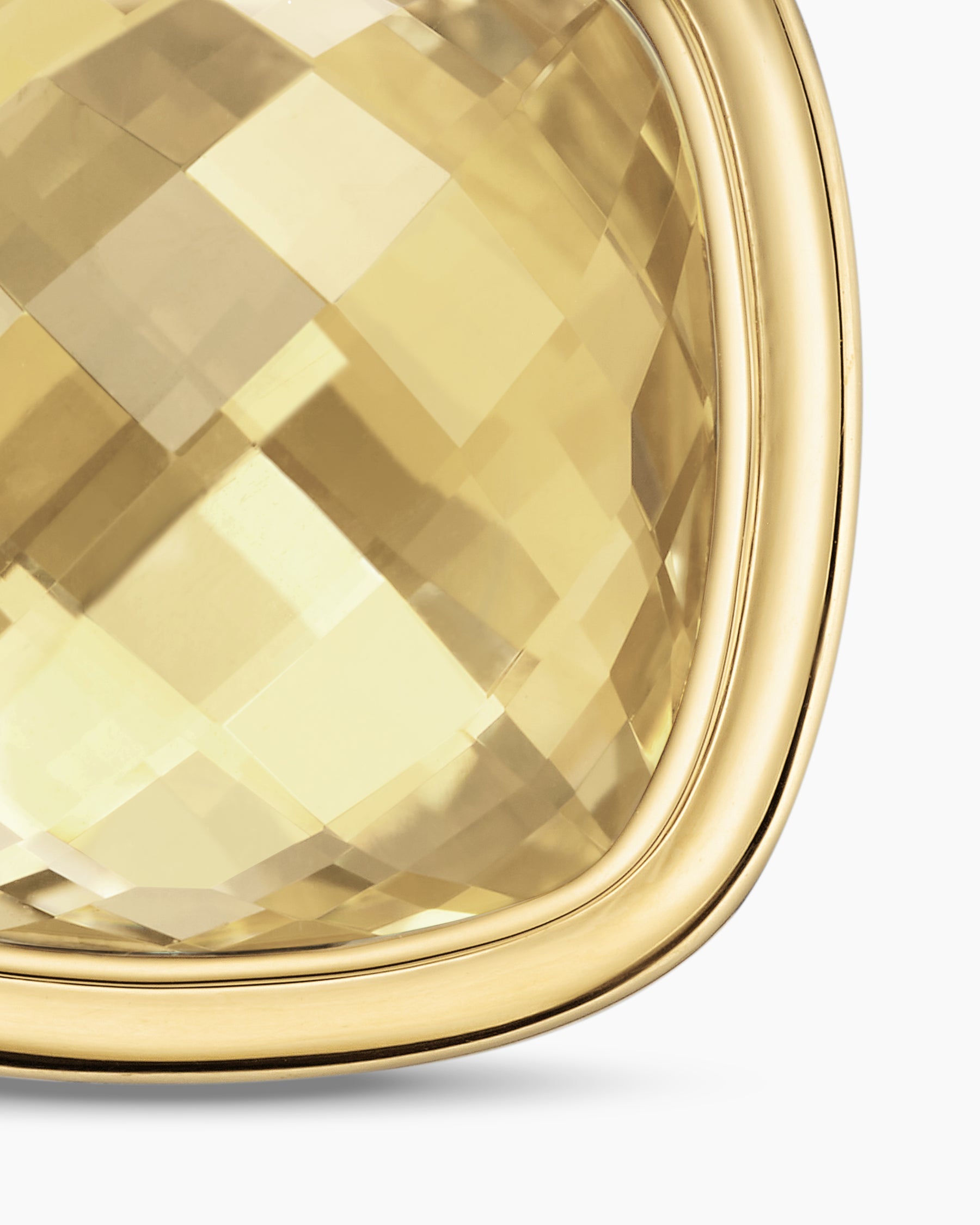 Albion® Pendant in Sterling Silver with 18K Yellow Gold and Champagne Citrine, 15mm