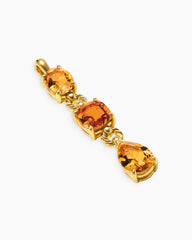 Marbella Y Pendant in 18K Yellow Gold with Citrine and Madeira Citrine, 57.8mm