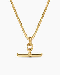 DY Madison® Toggle Pendant in 18K Yellow Gold with Diamonds, 20.2mm