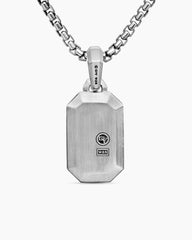 Streamline® Amulet in Sterling Silver with Diamonds, 22mm