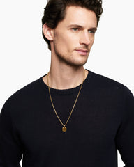 Octagonal Amulet in 18K Yellow Gold, 15mm