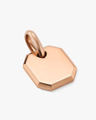 Octagonal Amulet in 18K Rose Gold, 15mm