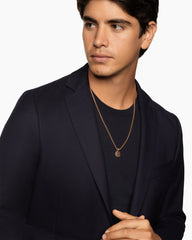 Octagonal Amulet in 18K Rose Gold, 15mm