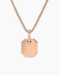 Octagonal Amulet in 18K Rose Gold, 15mm