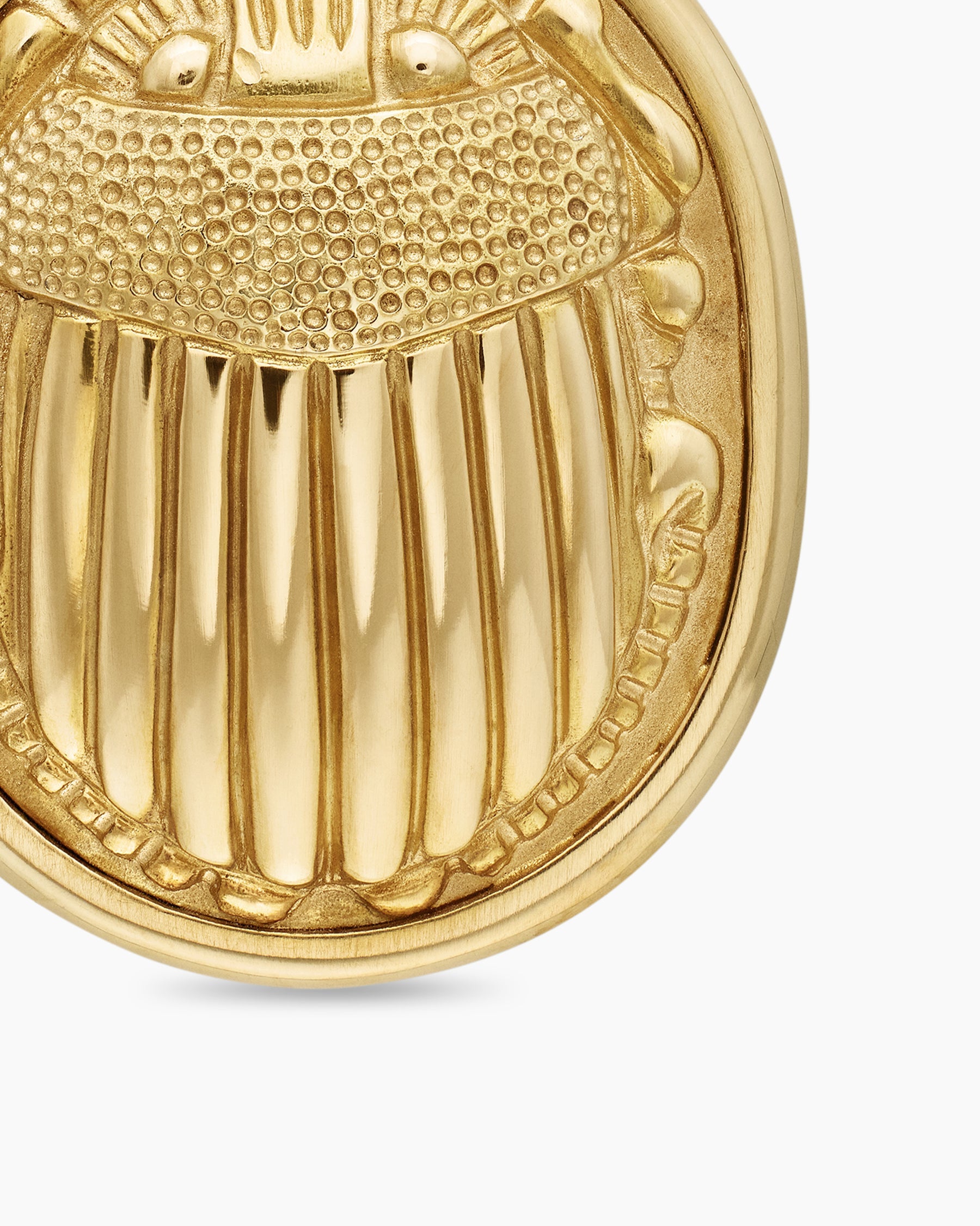 Petrvs® Scarab Amulet in 18K Yellow Gold, 24mm