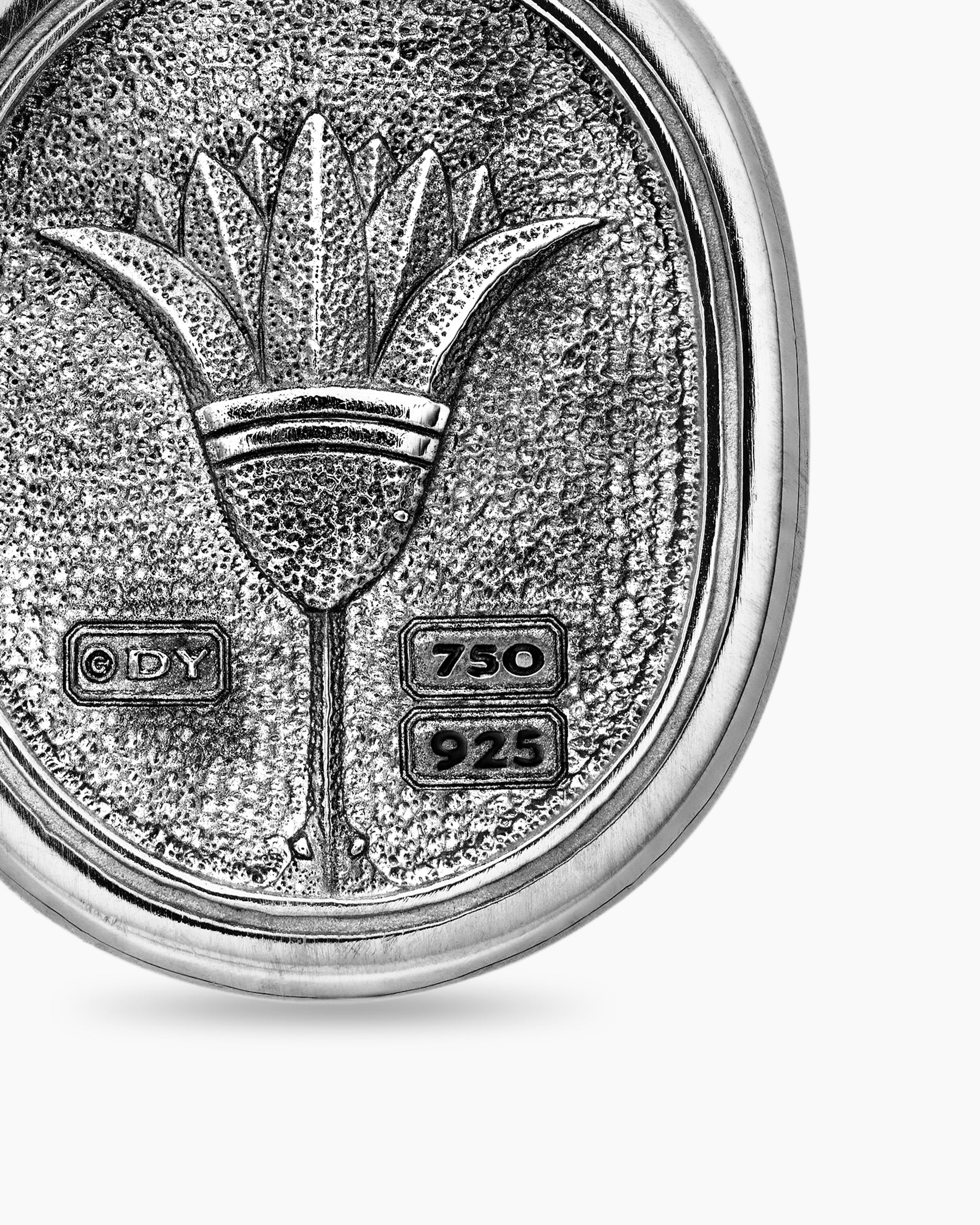 Petrvs® Scarab Amulet in Sterling Silver with 18K Yellow Gold, 24mm