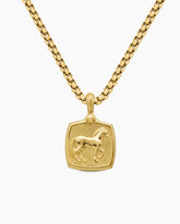 Petrvs® Horse Amulet in 18K Yellow Gold, 19mm