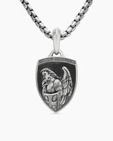 St. Michael Amulet in Sterling Silver, 26mm