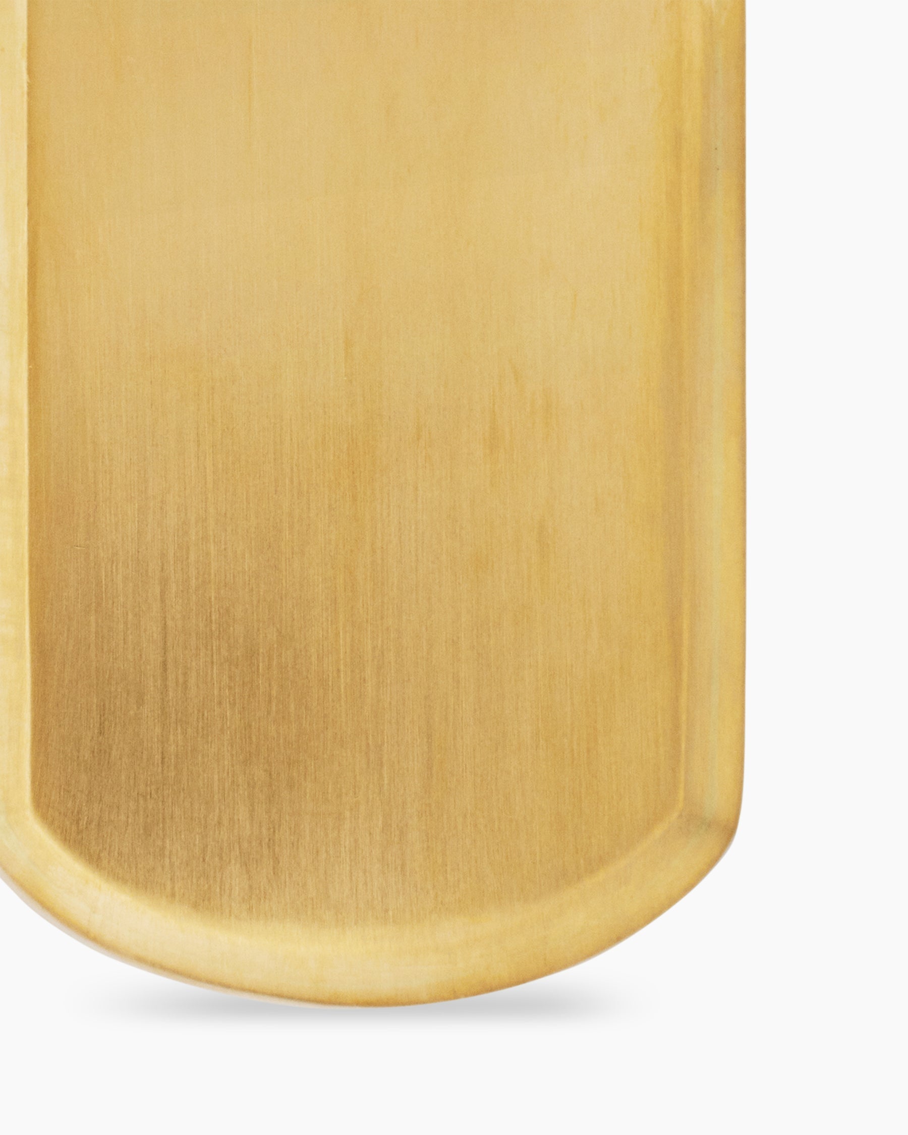 Chevron Tag in 18K Yellow Gold, 35mm
