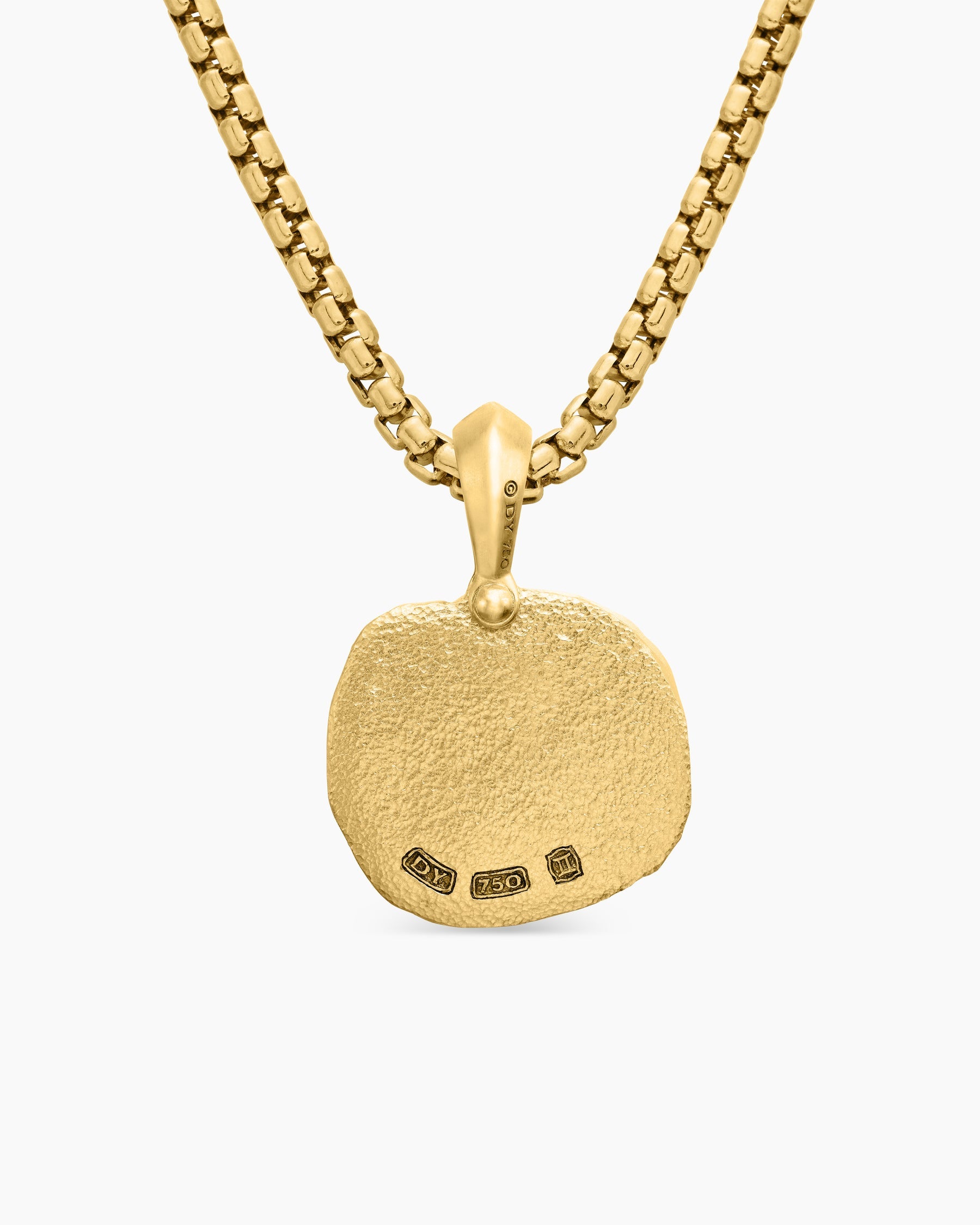 Gemini Amulet in 18K Yellow Gold, 17mm