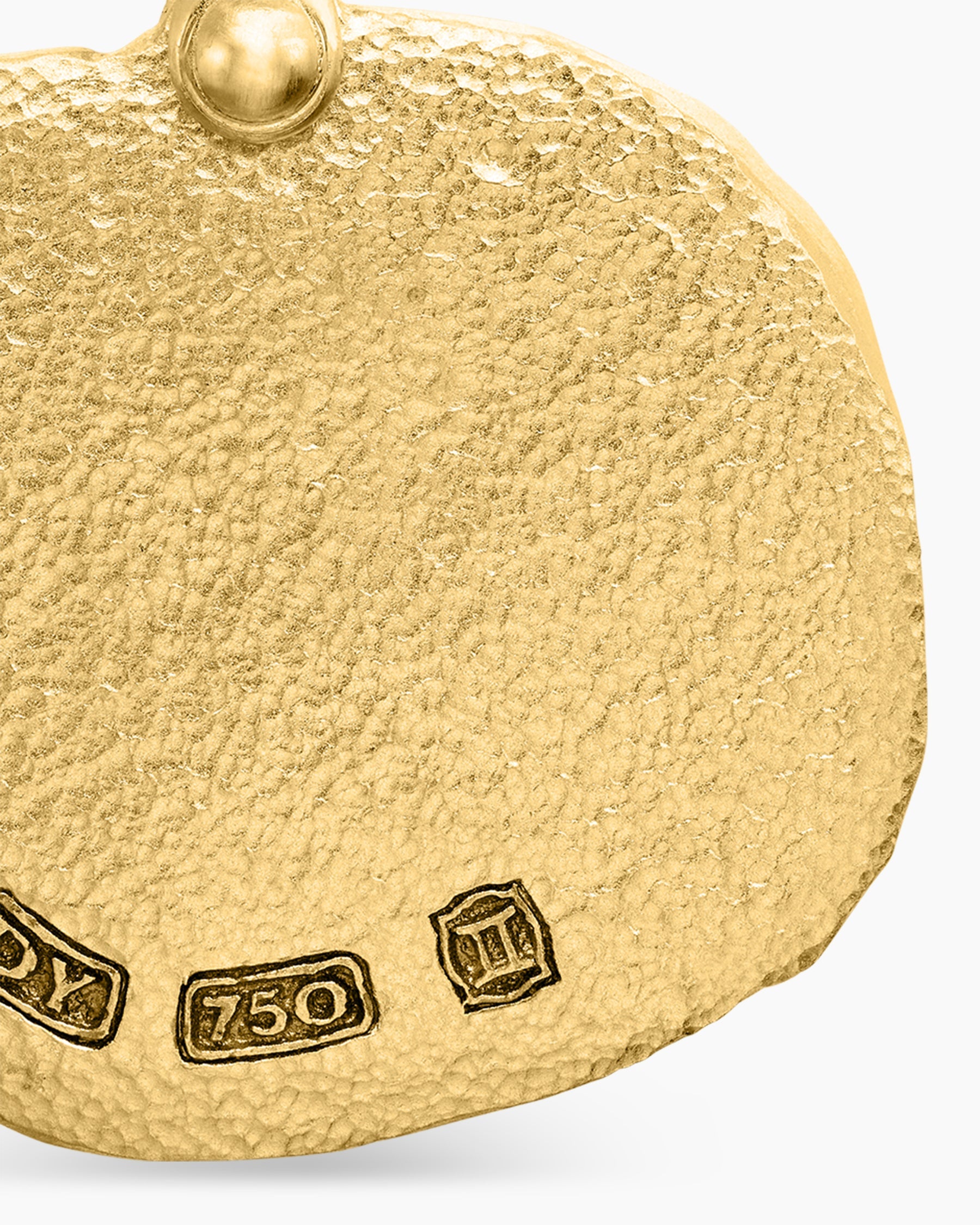 Gemini Amulet in 18K Yellow Gold, 17mm