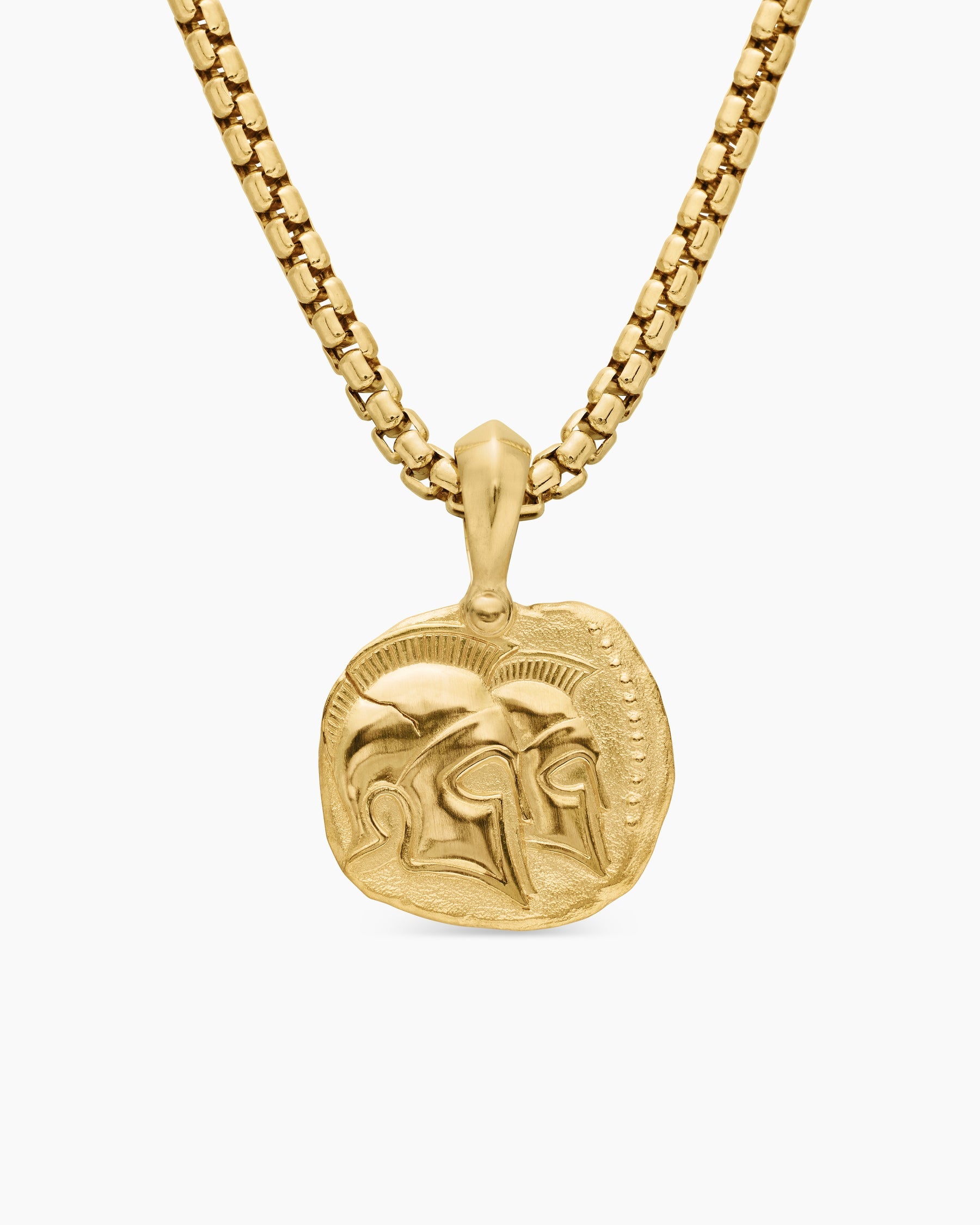 Gemini Amulet in 18K Yellow Gold, 17mm