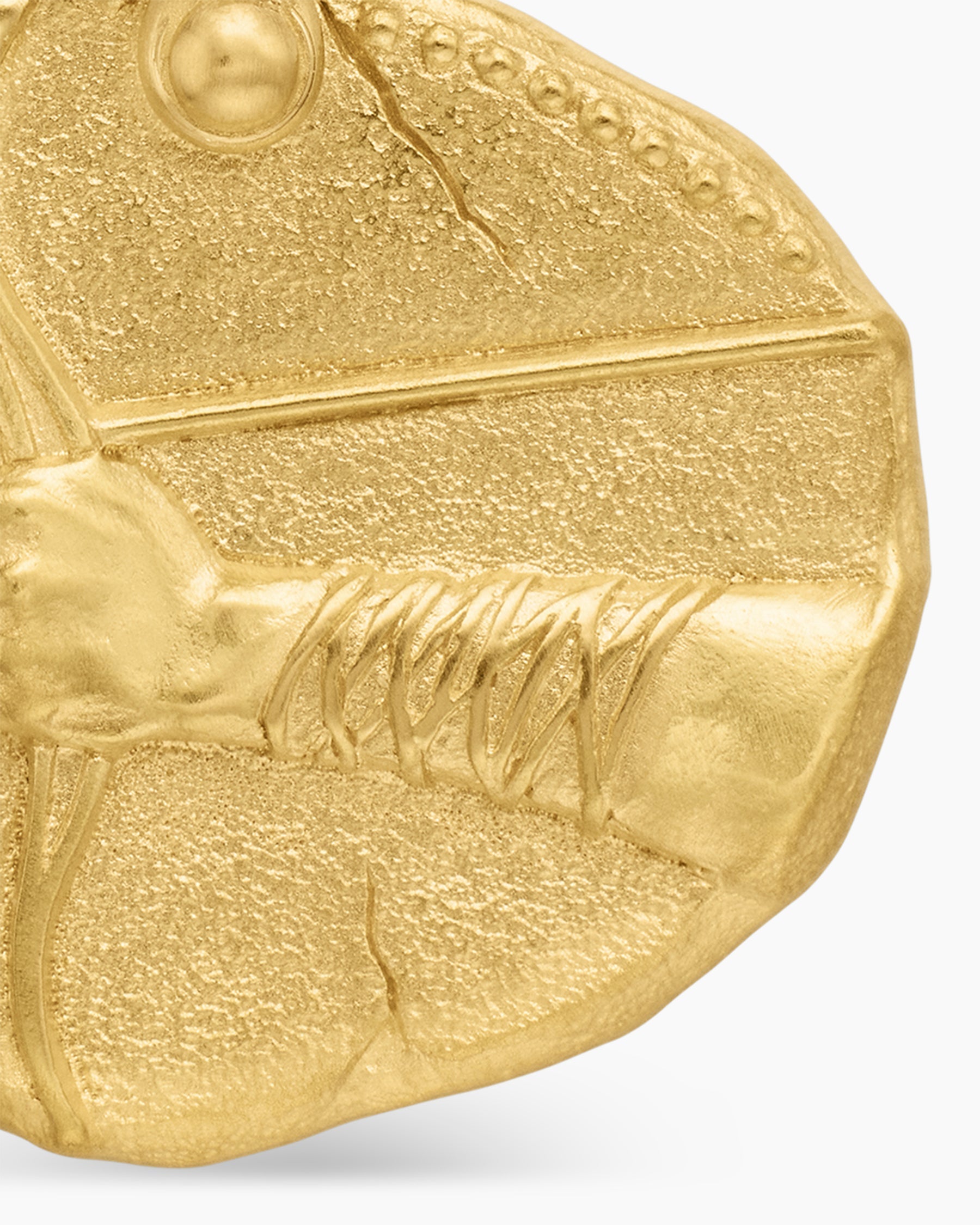 Sagittarius Amulet in 18K Yellow Gold, 17mm