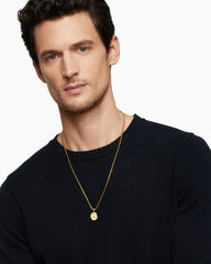 Capricorn Amulet in 18K Yellow Gold, 17mm