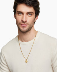 Aquarius Amulet in 18K Yellow Gold, 17mm