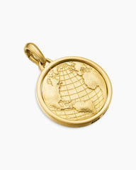 Earth and Moon Duality Amulet in 18K Yellow Gold, 24mm